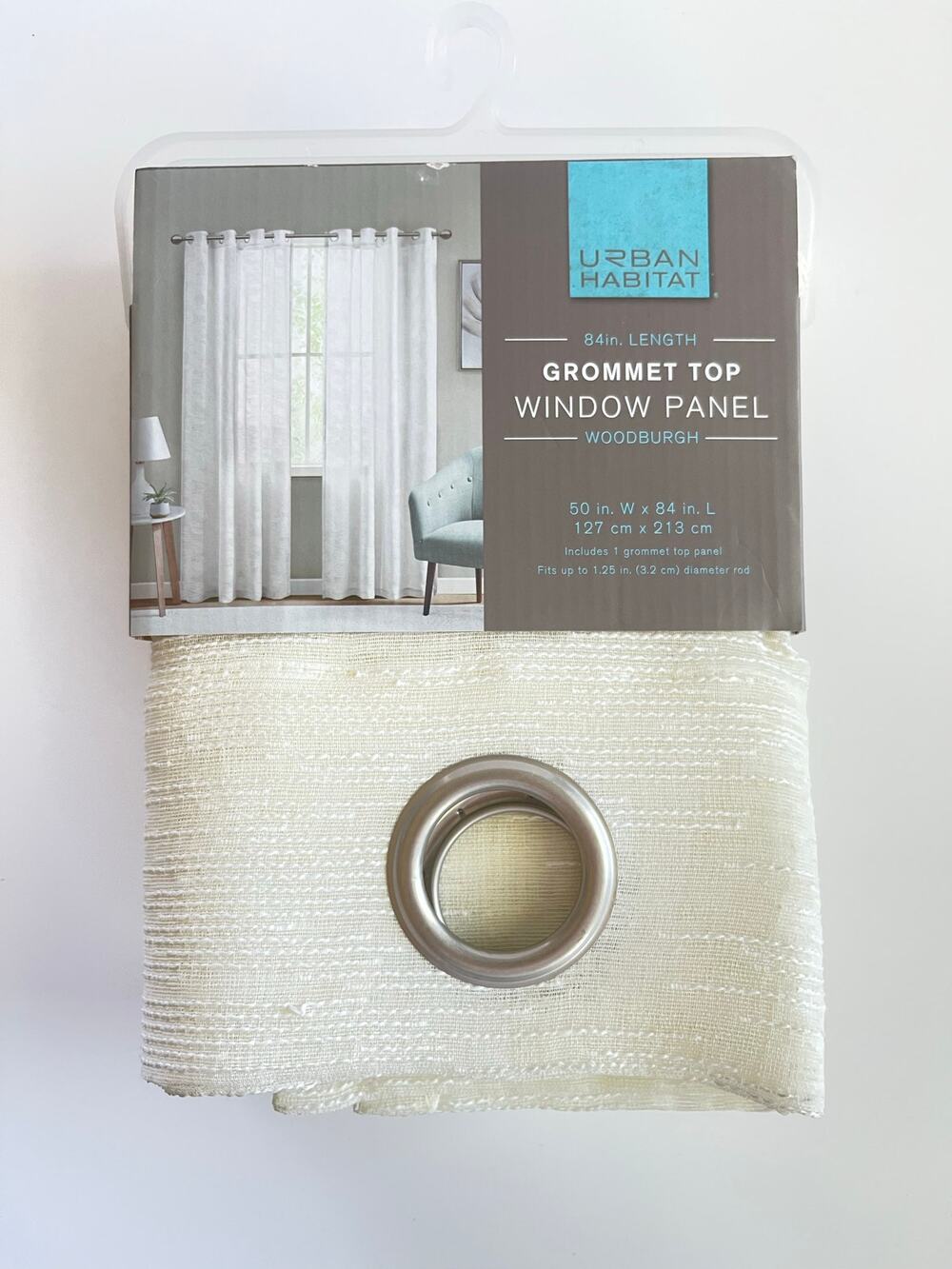 Urban Habitat Grommet Top Window Panel Birch 50 x 84
